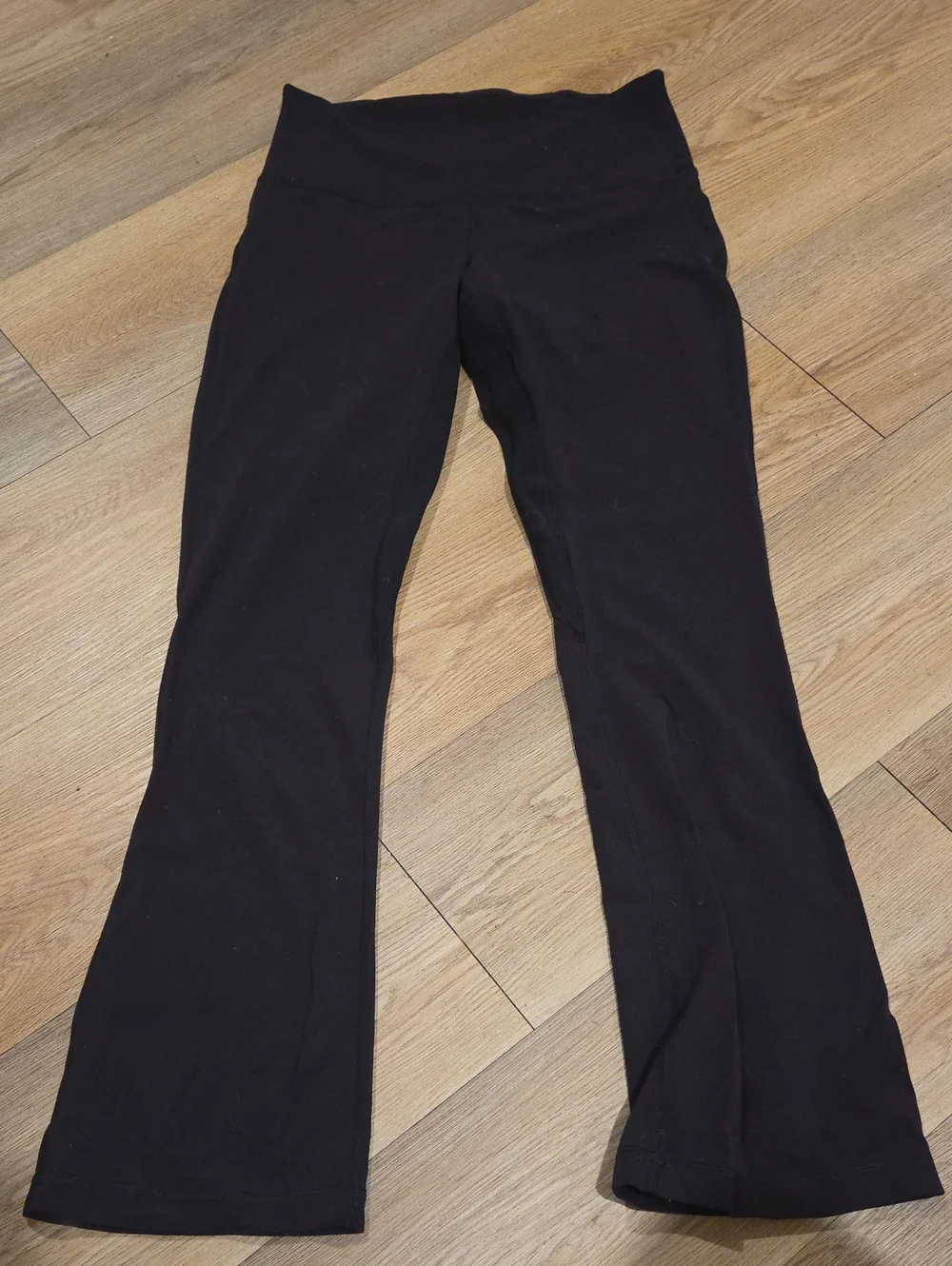 lululemon athletica Black Boot-Cut Yoga Pants